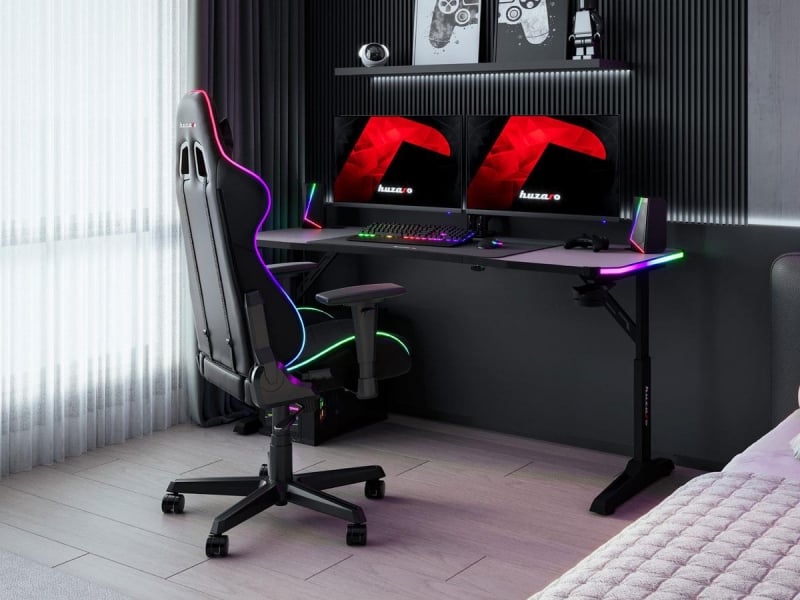 Uchwyty i akcesoria Huzaro Hero 4.6 RGB Black