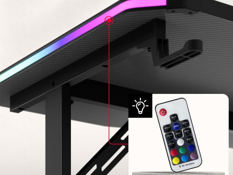 Podświetlenie RGB Huzaro Hero 4.6 RGB Black