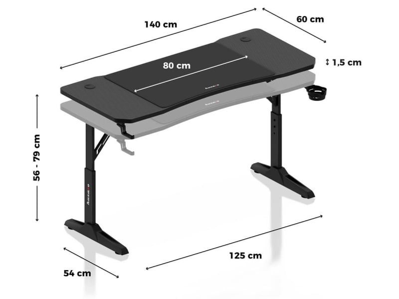 Wysoka stabilność Huzaro Hero 3.6 Black