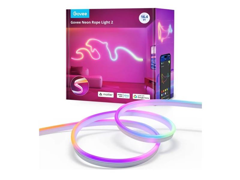 Govee Govee H61D5 Neon Lights 2 5m Oświetlenie LED Matter, HomeKit