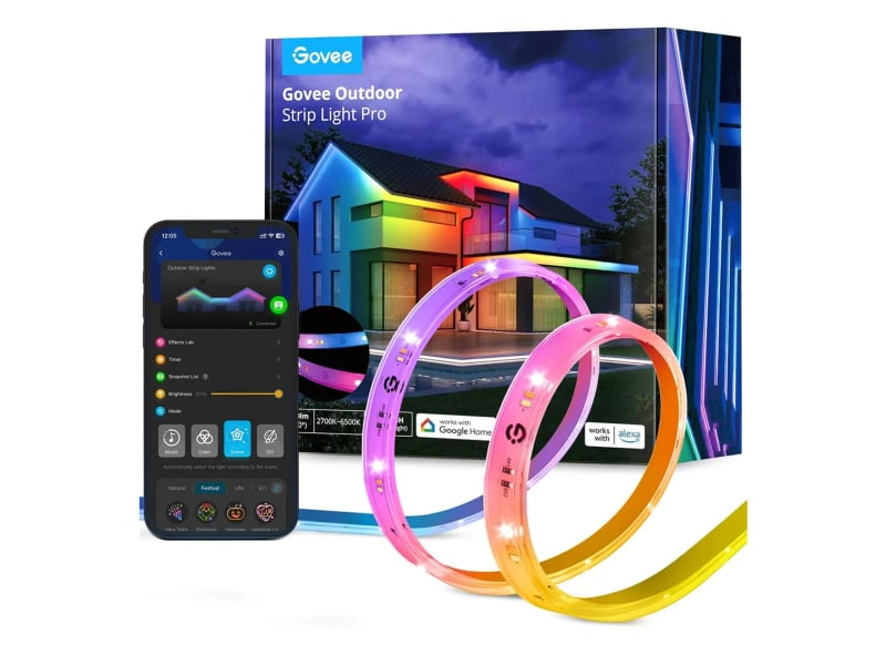 Govee H70A1 Outdoor Strip Light Pro 10m Taśma LED Wi-Fi, Blu