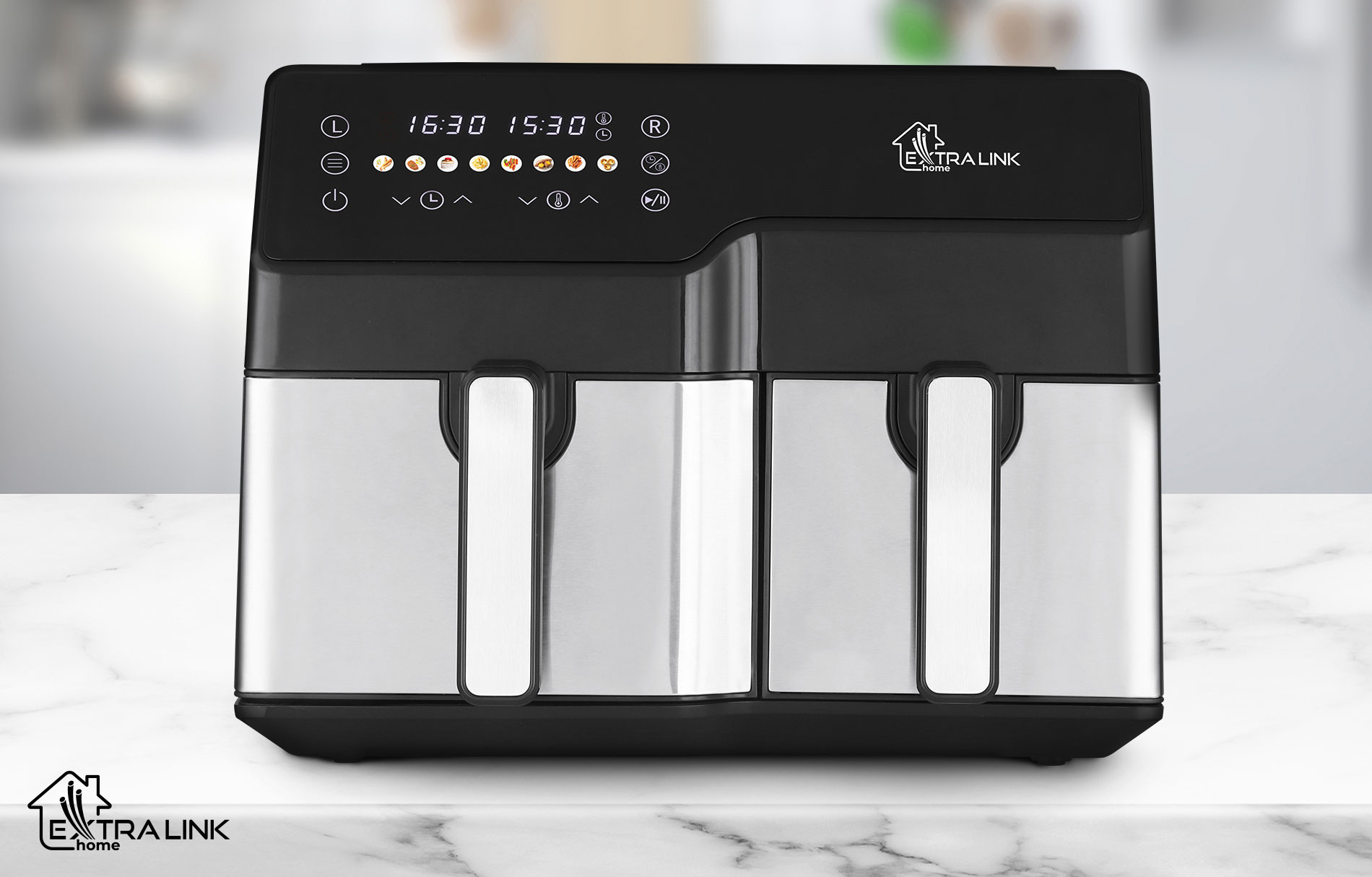 EXTRALINK Home Air Fryer Dual Basket SJ-1000