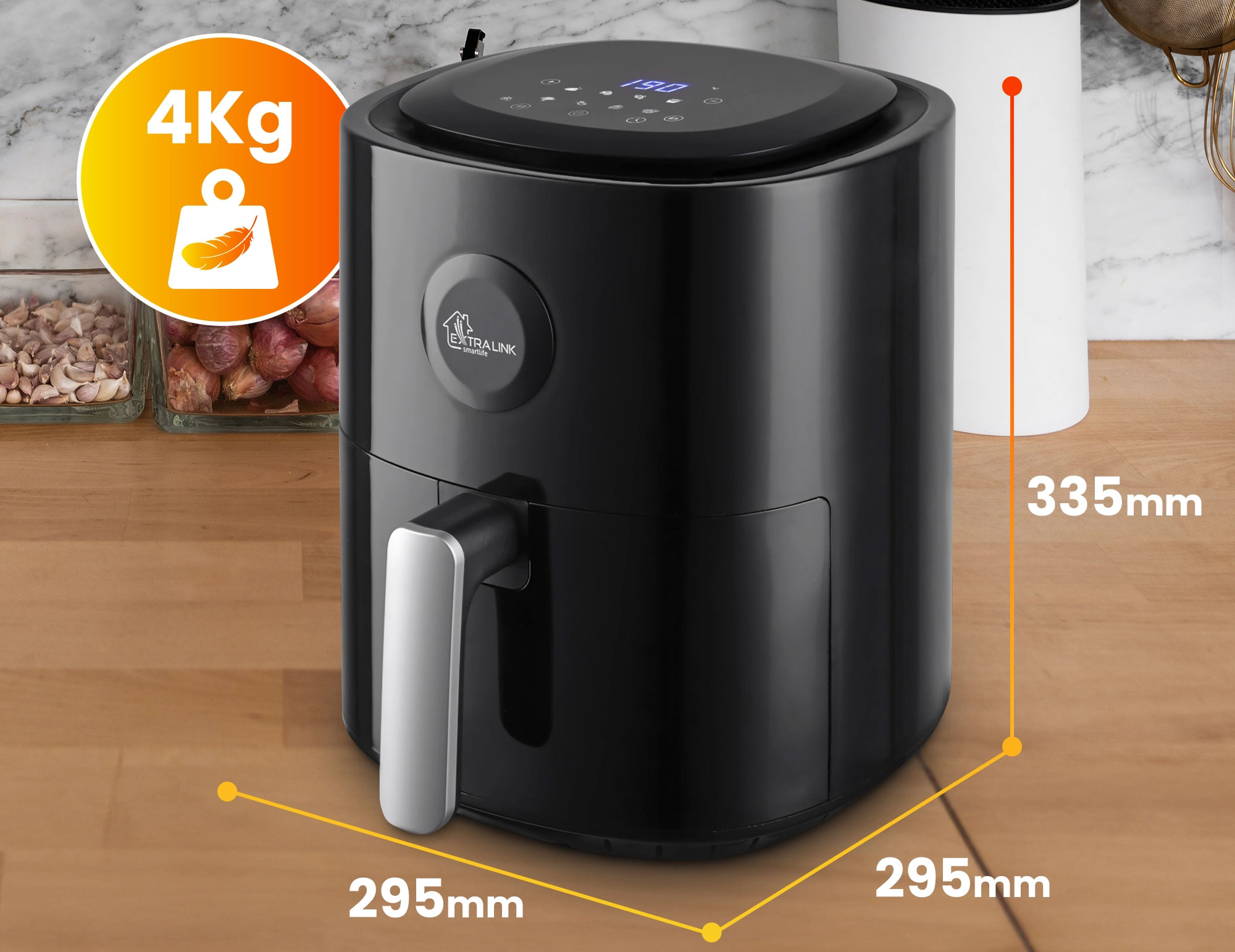 Extralink Frytkownica beztłuszczowa 4L SJ-400
