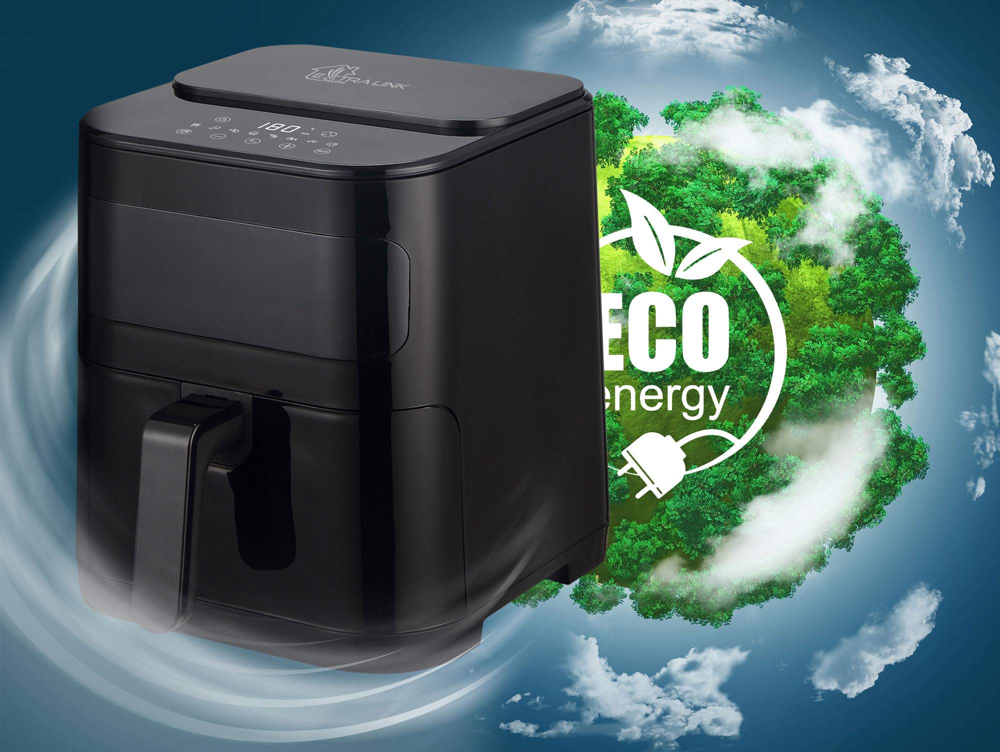 Frytkownica beztłuszczowa 5.2L EXTRALINK Home SJ-520
