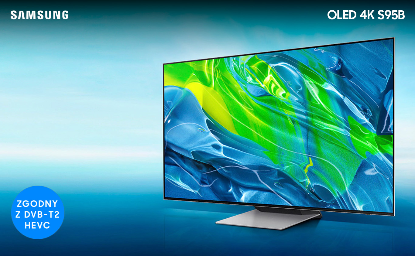 Doskonała jakość obrazów w nowych telewizorach Samsung OLED Samsunga. S95BATXXH