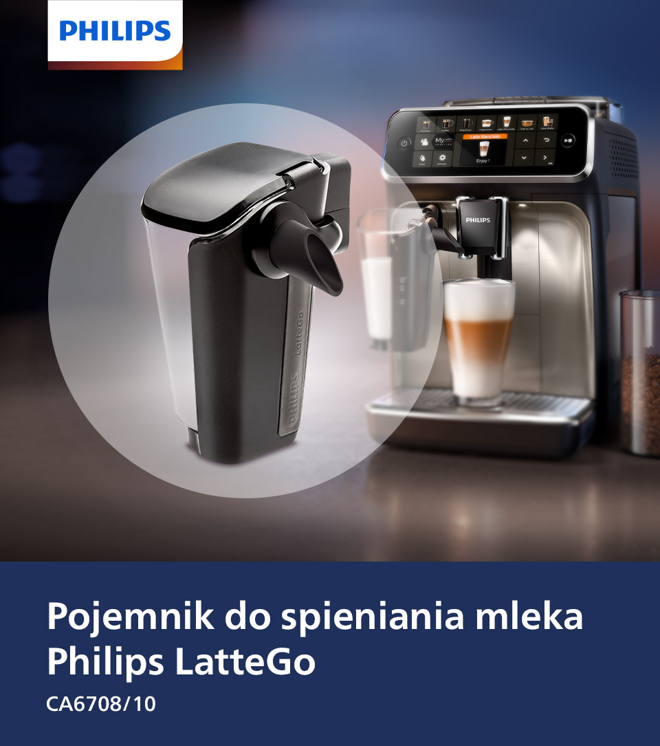Philips LatteGo - nowatorski system do spieniania mleka