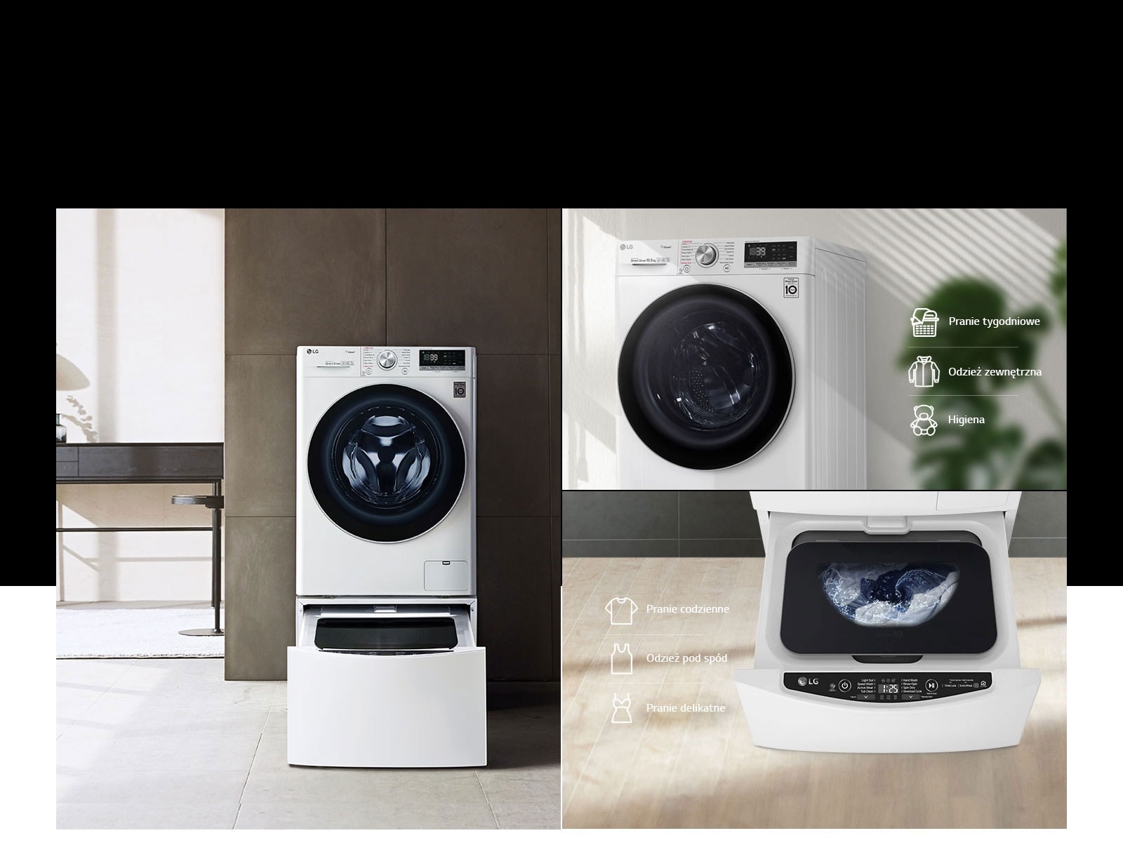 Dostępne z TWINWash™ Mini