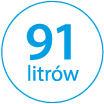 Pojemność chłodziarki 91 l