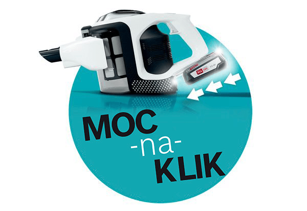  Wymienne akumulatory wydłużają czas działania. MOC na KLIK.