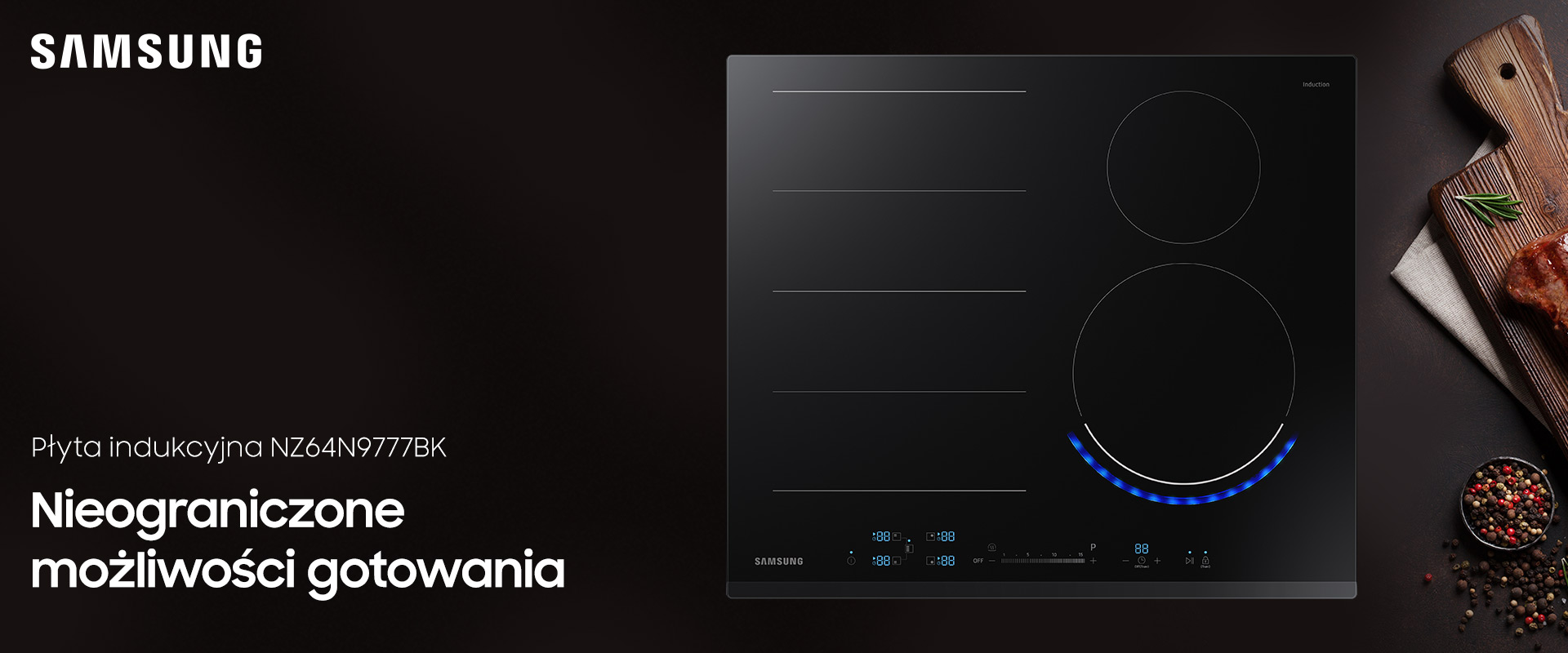 płyta indukcyjna z technologia Virtual Flame