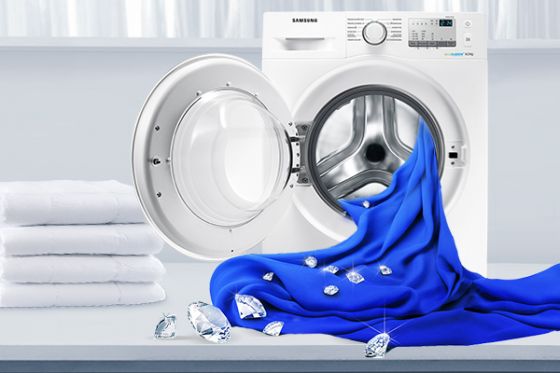 Samsung Bęben Diamond. Dba o delikatne tkaniny