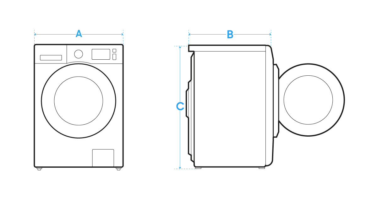 Samsung Ww60j4063lw1 Karta575 Rysunek Techniczny