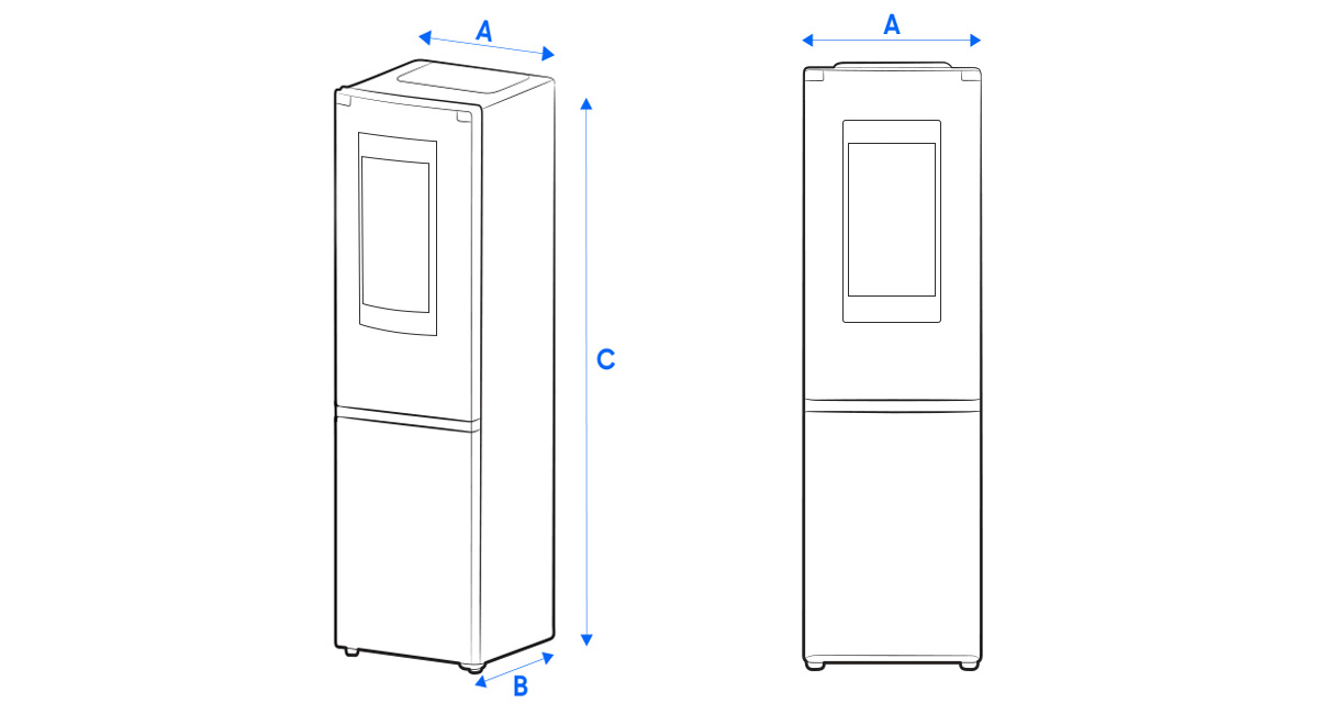 Samsung Lodowka Rysunek Techniczny 643