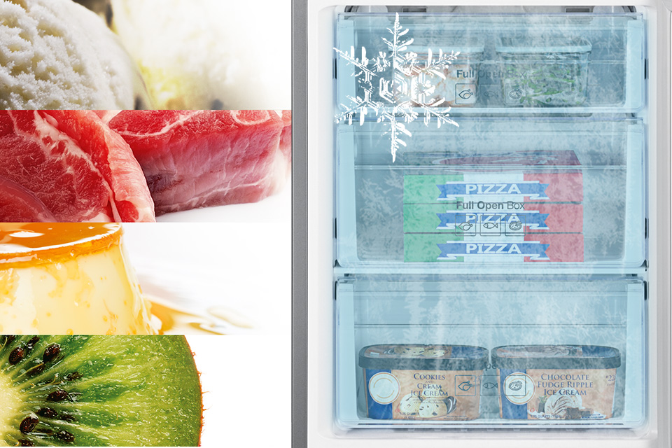 Samsung Power Freeze. Szybkie zamrażanie produktów
