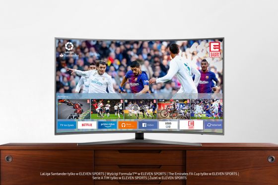 Samsung Łatwy dostęp do aplikacji, filmów i seriali. Smart Hub