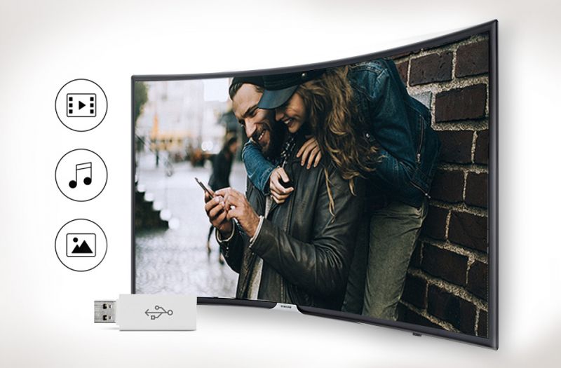 Samsung Łatwy dostęp do ulubionych treści na USB. Connect Share Movie