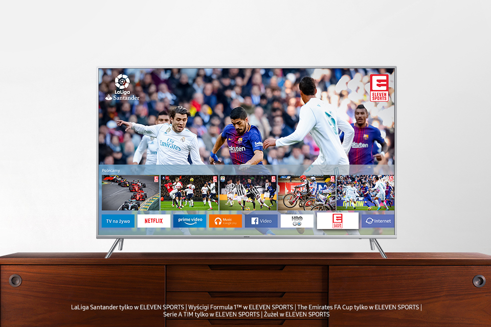 Samsung Łatwy dostęp do aplikacji, filmów i seriali. Smart Hub