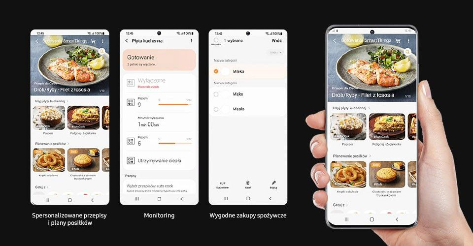 Aplikacja SmartThings Cooking ułatwia gotowanie - grafika
