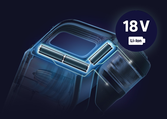 Philips Wydajny akumulator. Do 45 minut na jednym ładowaniu*
