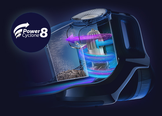 Philips Niezawodna moc. Technologia PowerCyclone 8