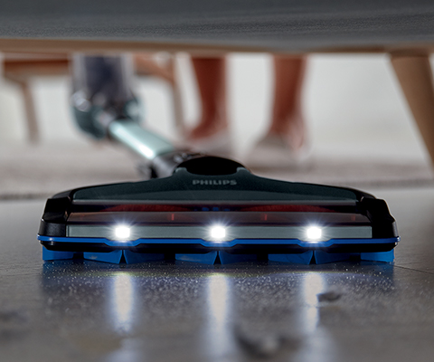 Philips Podświetlenie LED.Dostrzeżesz i usunieszkażdy okruszek