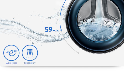 Pralka Samsung - Speed Sprey - pranie w 59 minut