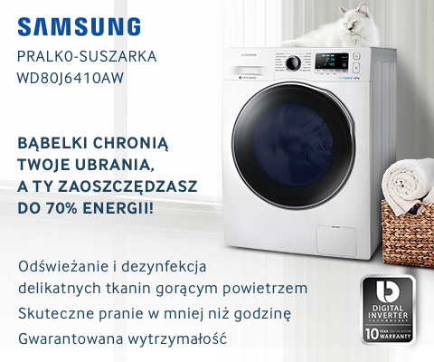 Pralka Samsung WW80J6410CW Eco Bubble