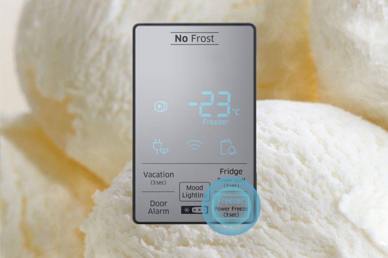 Samsung Power Freeze. Szybkie zamrażanie produktów