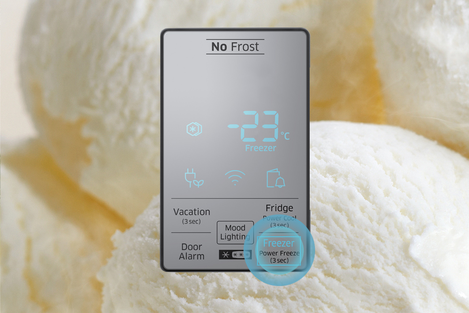 Samsung Power Freeze. Szybkie zamrażanie produktów