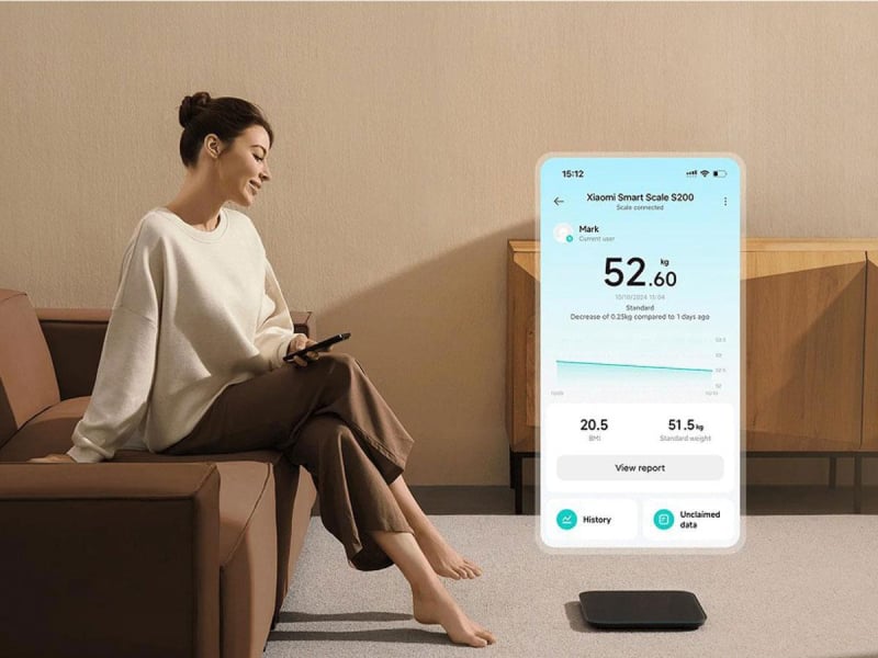 Xiaomi Mi Smart Scale S200 ciemnoszara