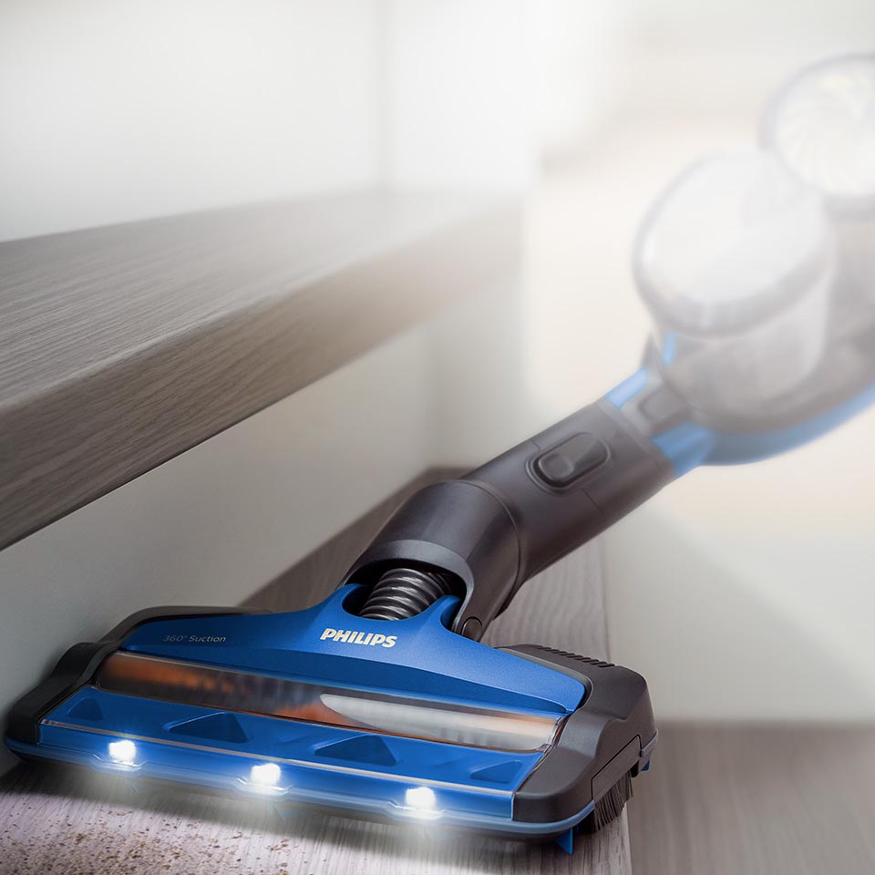 Philips Wydajny akumulator. Całe mieszkanie na jednym ładowaniu**