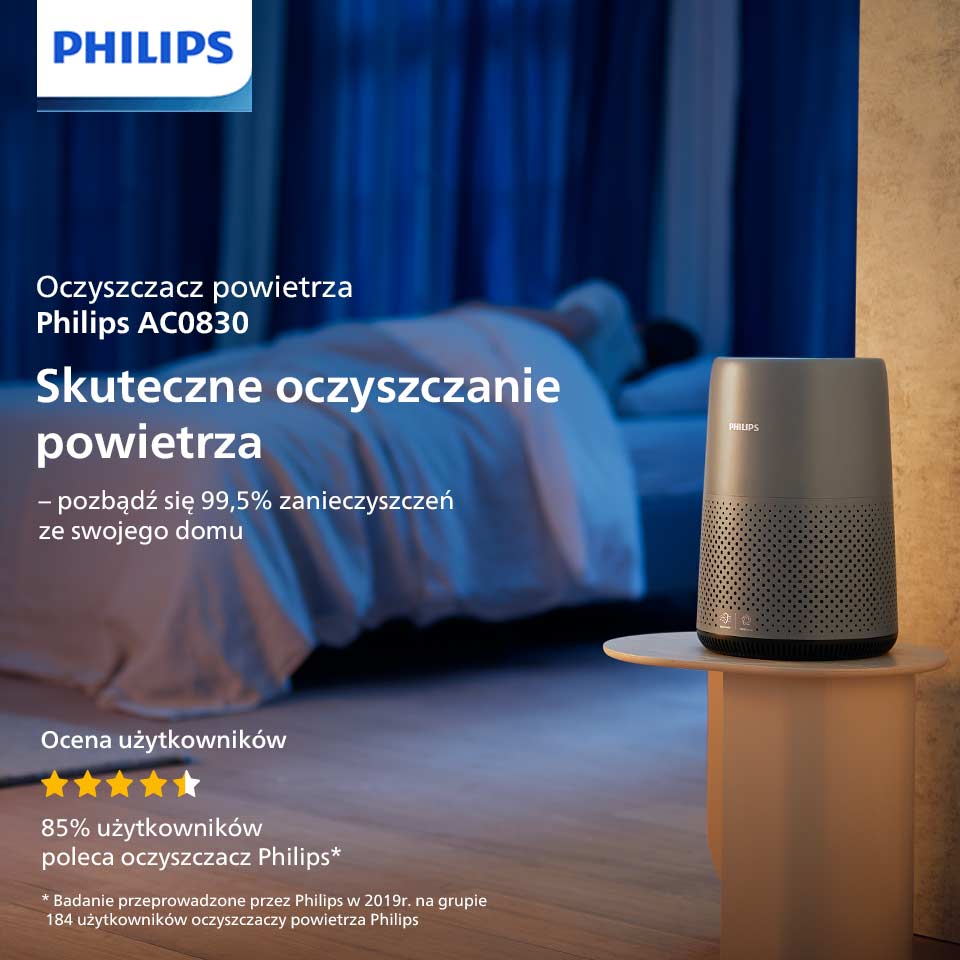 Philips Filtr 3w1 NanoProtect HEPAusuwa cząsteczki 100x mniejsze niż standardowy filtr HEPA