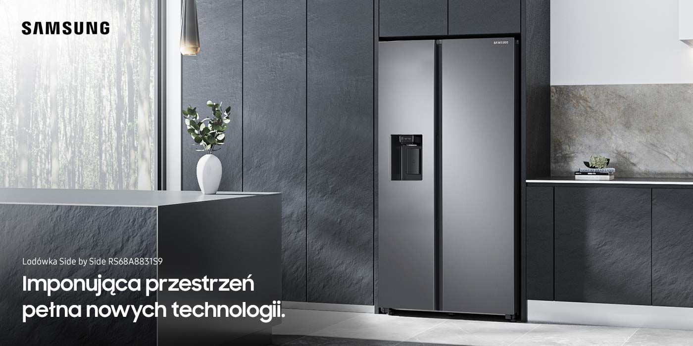 dwudrzwiowa chłodziarko-zamrażarka Samsung