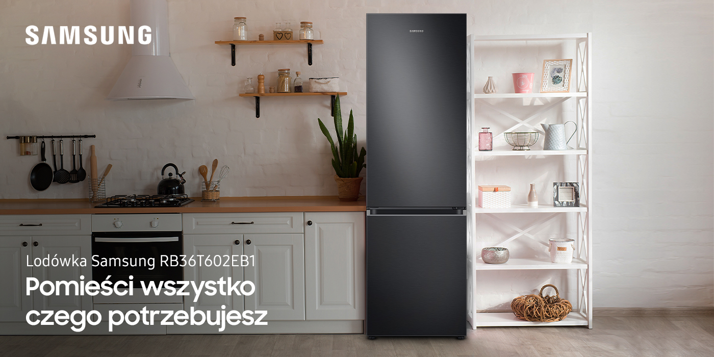 elegancka lodówka Samsung