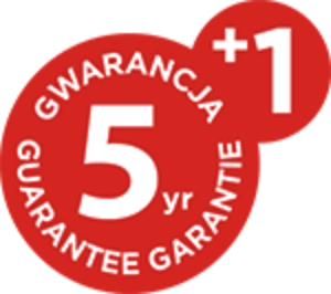 5 lata gwarancji