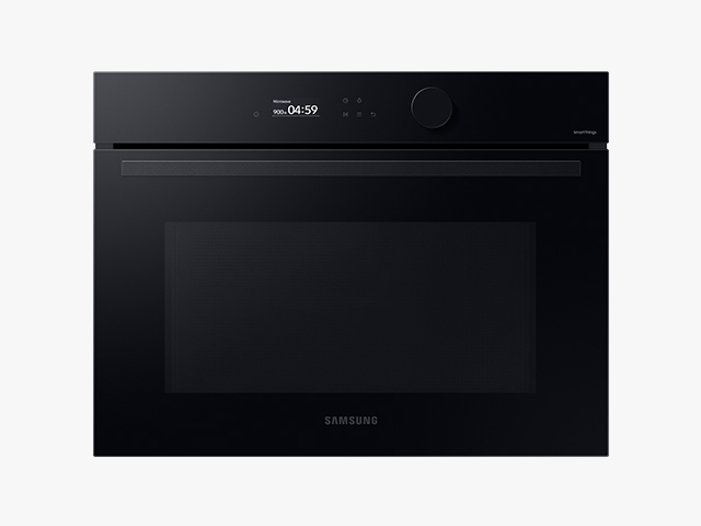 Kuchenka mikrofalowa do zabudowy Samsung NQ5B5713GBK została przedstawiona jako propozycja uzupełnienia wyposażenia kuchni