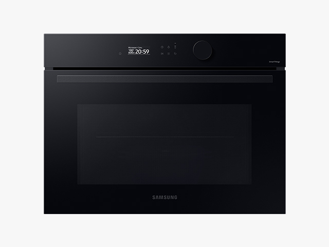 Piekarnik kompaktowy Samsung NQ5B5763DBK został przedstawiony jako propozycja uzupełnienia wyposażenia kuchni