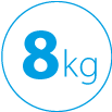 8 kg załadunku