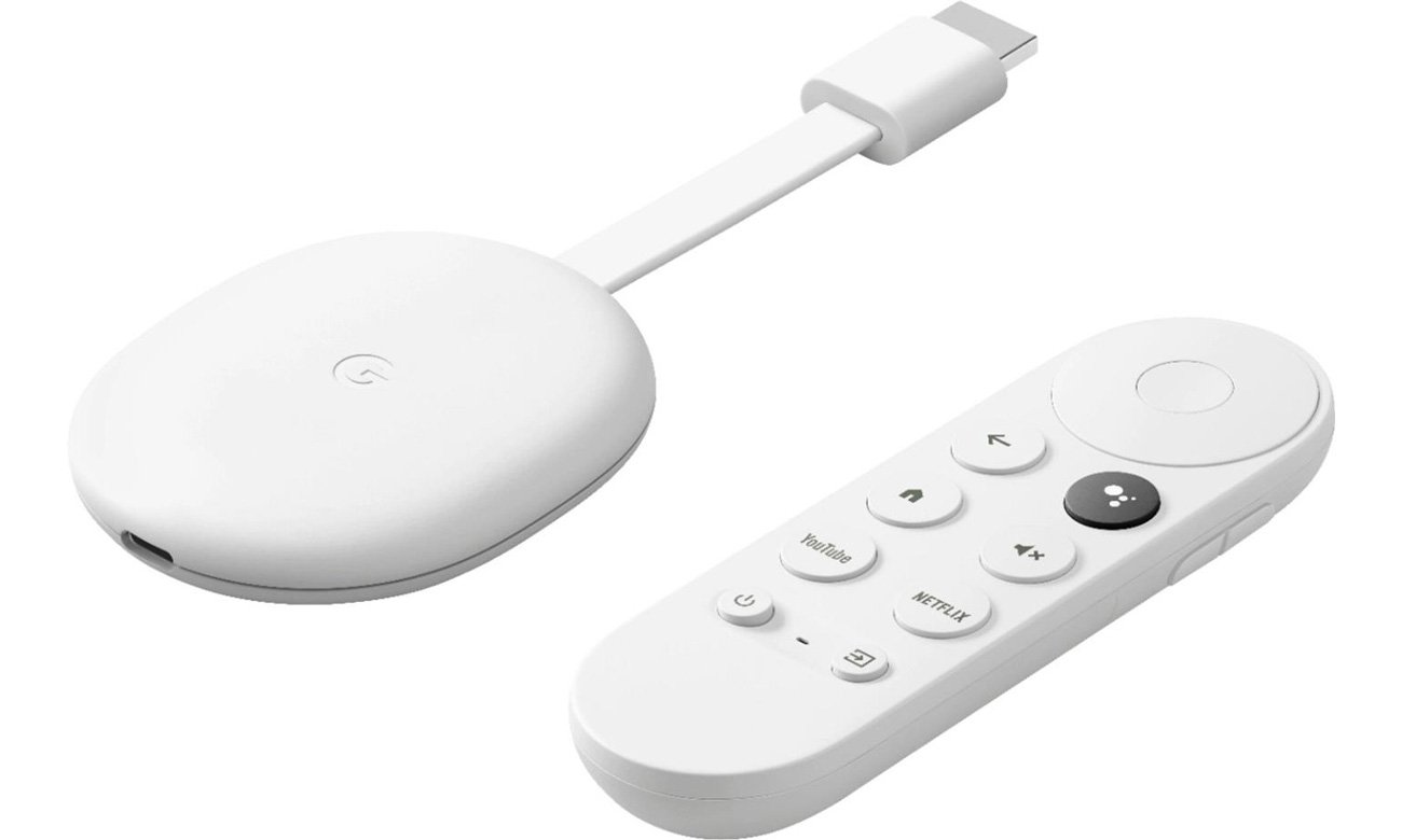 Odtwarzacz multimedialny Chromecast HD z Google TV - Widok ogólny