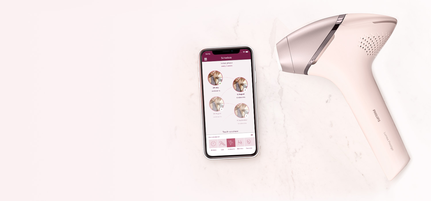 Aplikacja mobilna Philips Lumea IPL