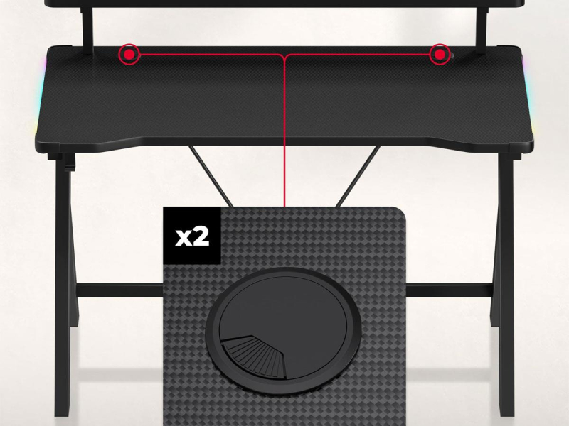 Huzaro Hero 1.9 RGB Black