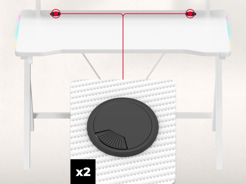 Huzaro Hero 1.9 RGB White