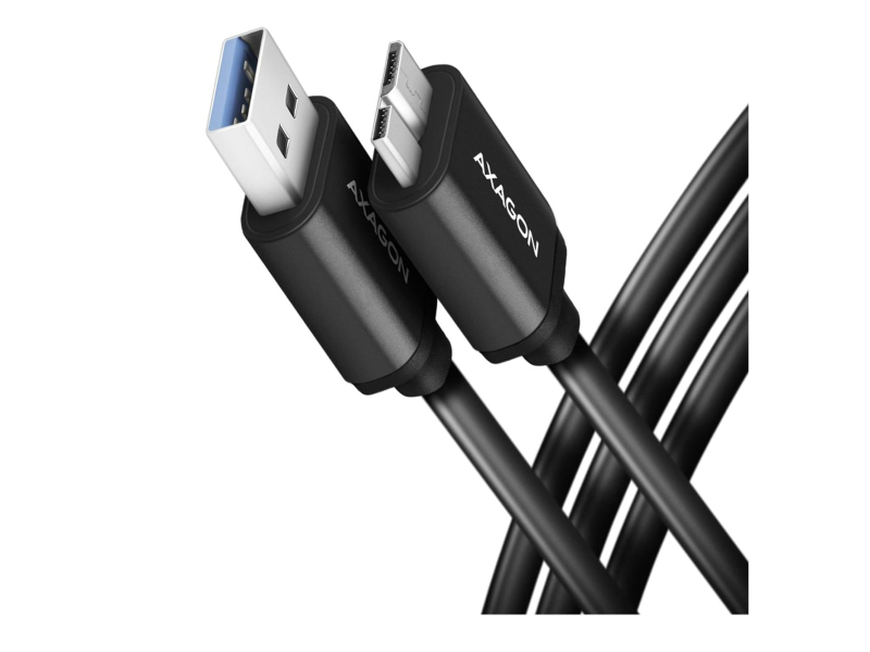 Axagon Kabel BUMM3-AM10AB SPEED Micro-B USB <> USB-A 3.2 Gen 1 1 m