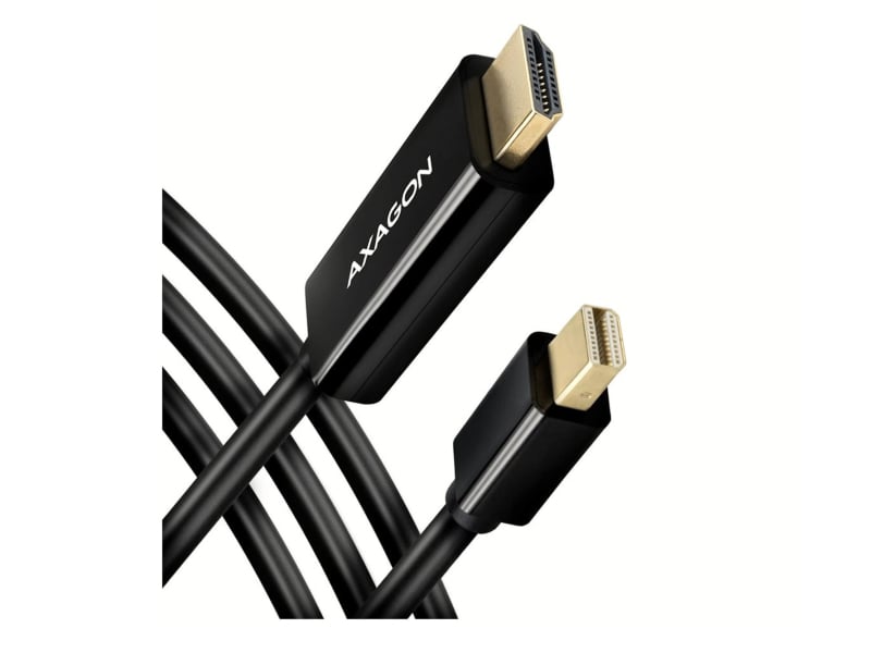 Axagon RVDM-HI14C2 Mini DisplayPort - HDMI kabel 1.8m, 4K/30Hz