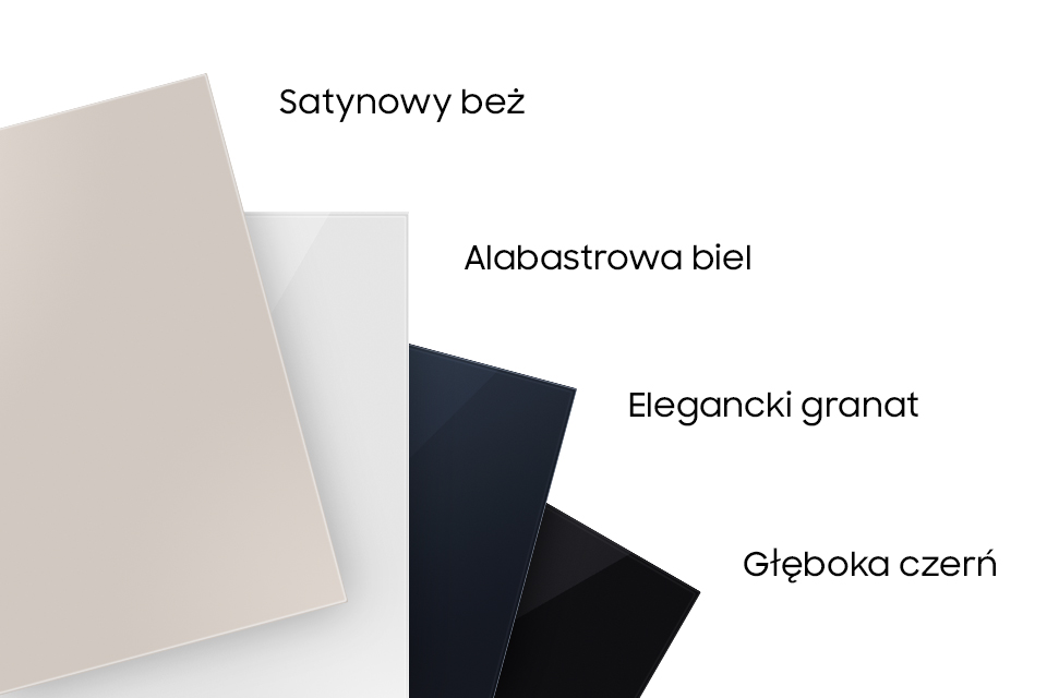 Panele w czterech kolorach dostępne dla zmywarki DW60CB895UAPET