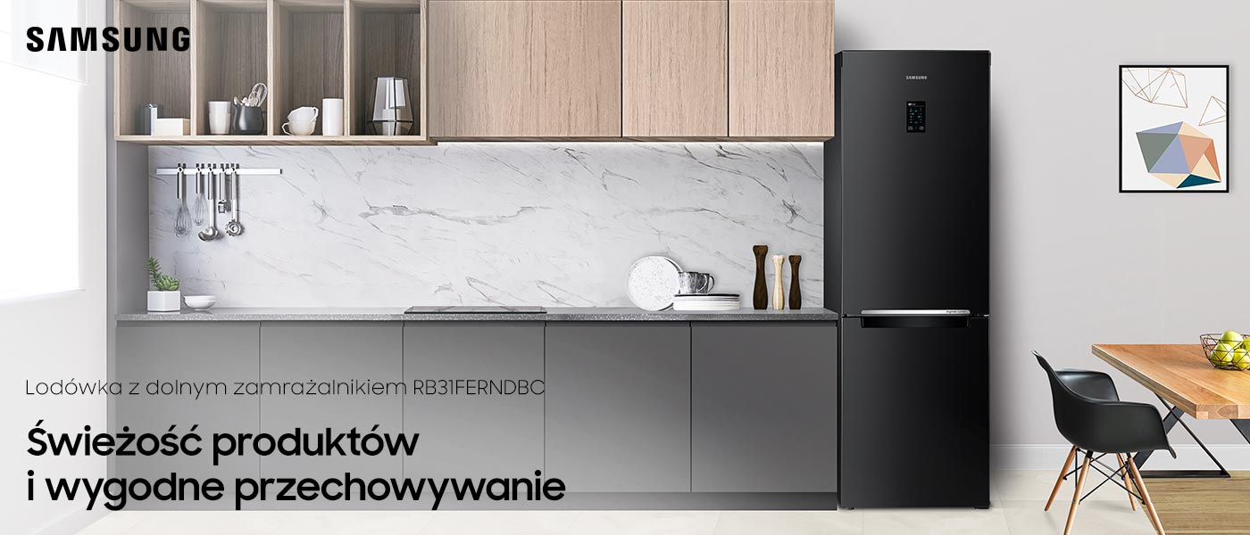 Lodówka Samsung zapewnia świeżość produktów i wygodę ich przechowywania 