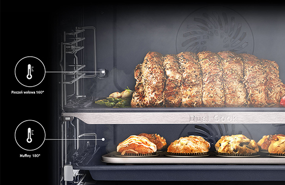 Samsung Dual Cook™. 2 piekarniki w 1. Ty wybierasz.