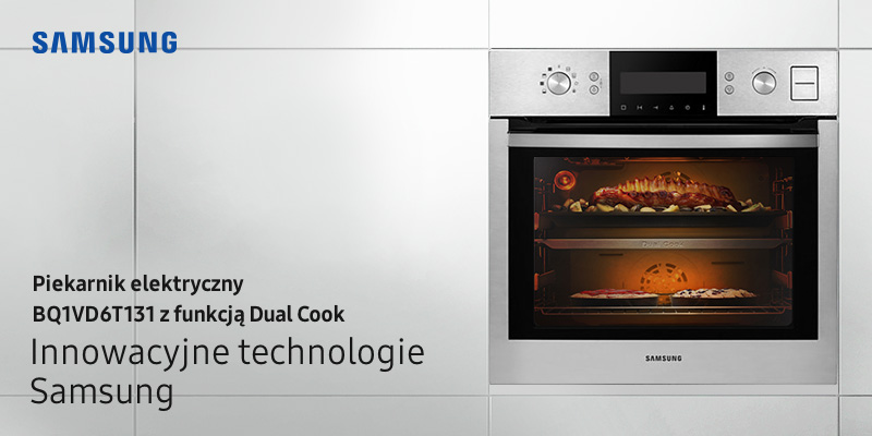 Piekarnik elektryczny z funkcją Dual Cook 70 l KV_1200
