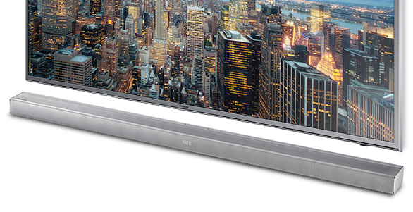 Bezprzewodowa moc dźwięku
                    Samsung Full HD & Samsung Soundbar