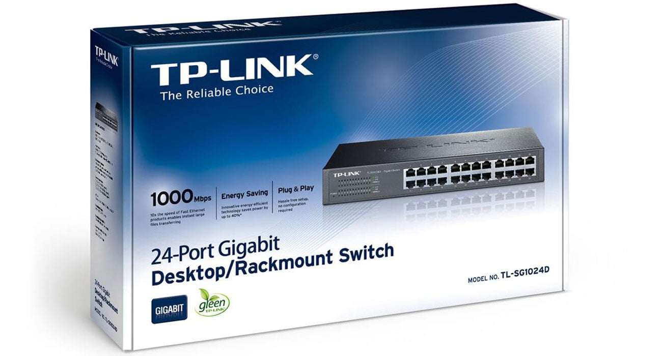 Switch TP-Link 24p TL-SF1024D Rack 13 Zastosowanie